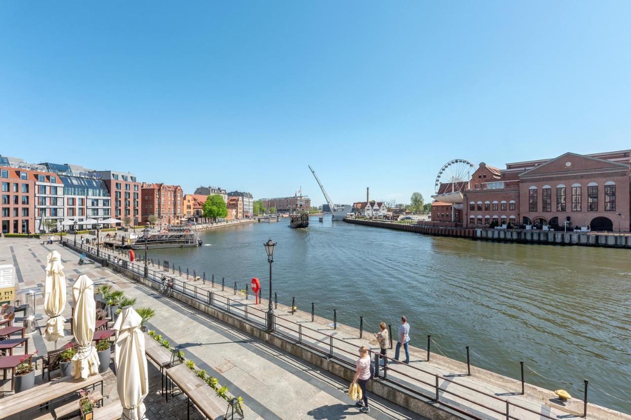 Symfonia Amazing River View Apartment By Downtown Apartments Gdaňsk Exteriér fotografie
