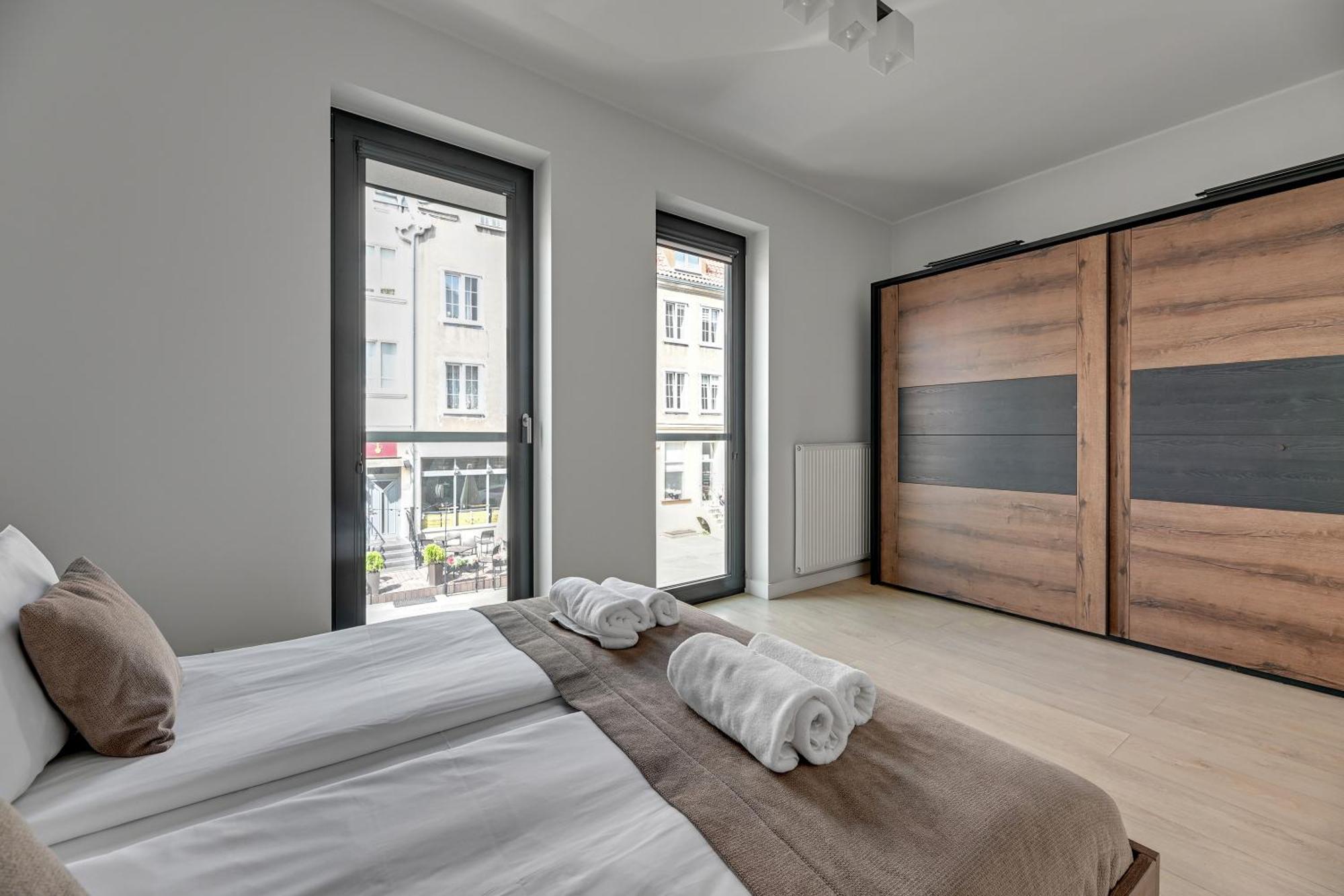 Symfonia Amazing River View Apartment By Downtown Apartments Gdaňsk Exteriér fotografie