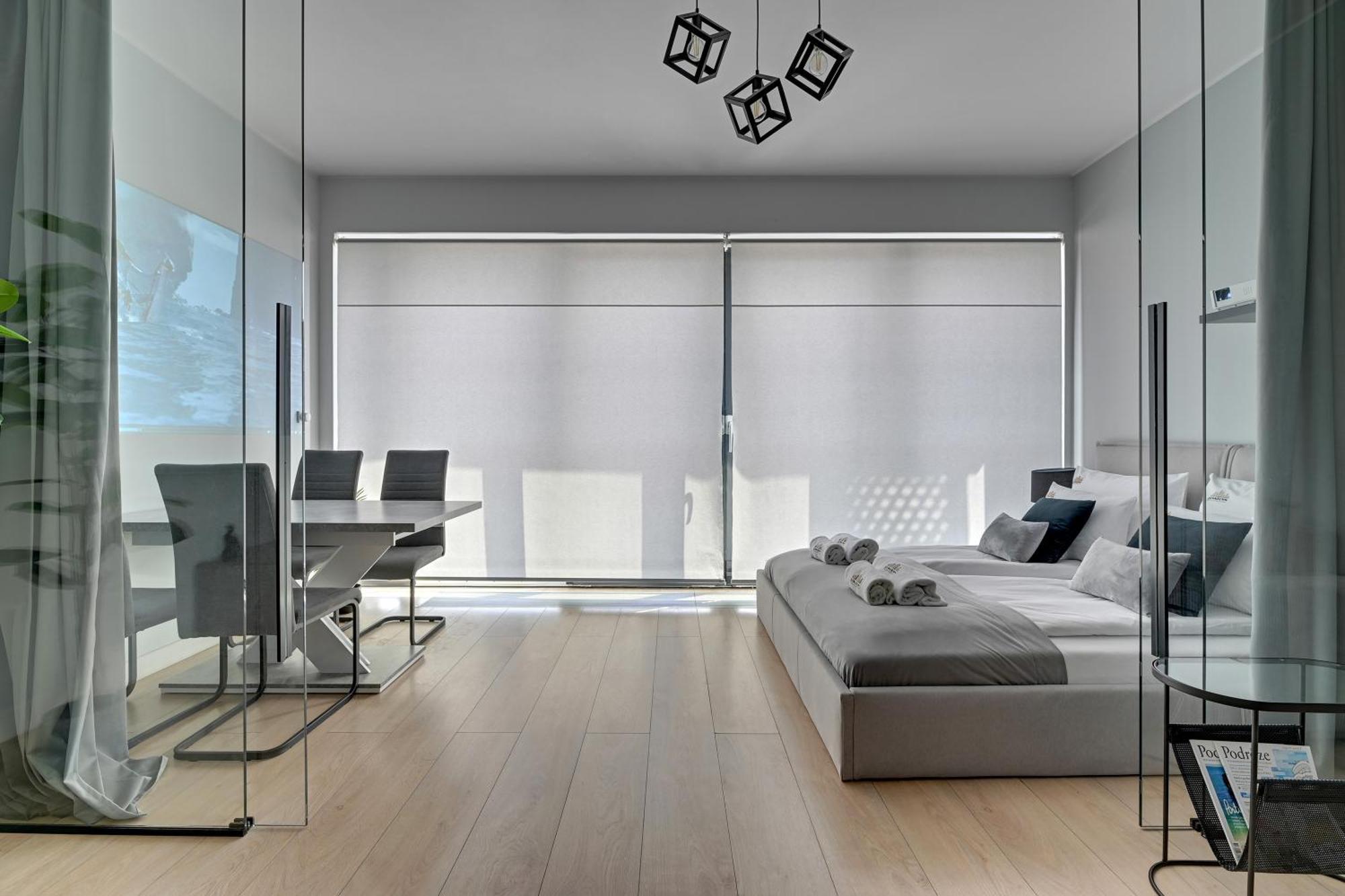 Symfonia Amazing River View Apartment By Downtown Apartments Gdaňsk Exteriér fotografie