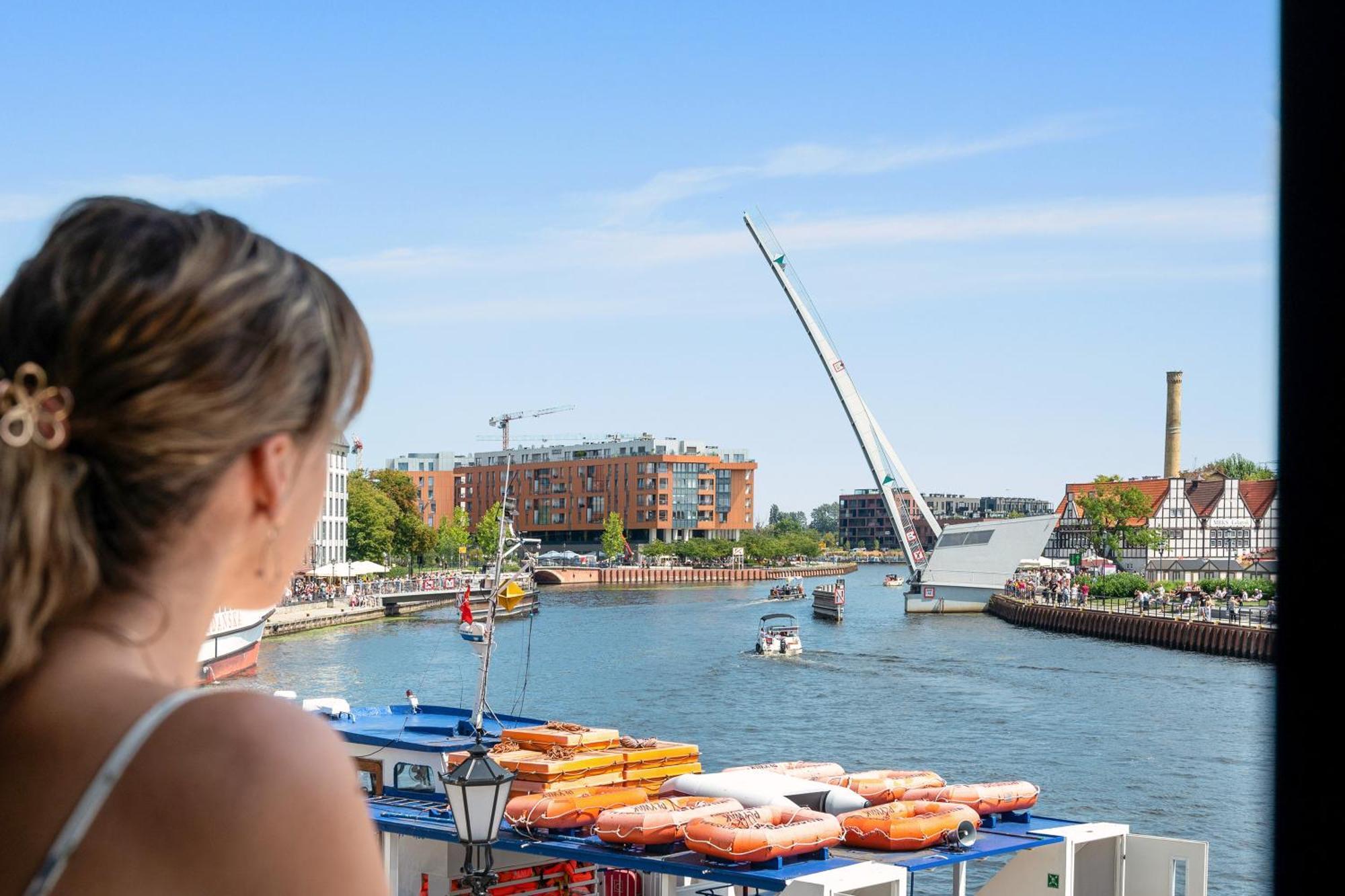 Symfonia Amazing River View Apartment By Downtown Apartments Gdaňsk Exteriér fotografie